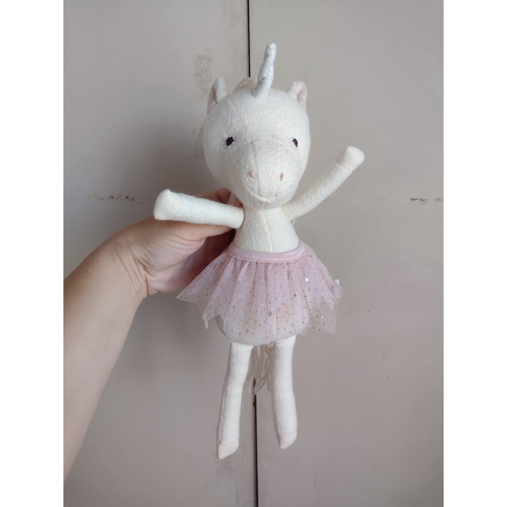 Hazel Village Peaseblossom Unicorn Plush Toy With Skirt Retired Cotton Handmade